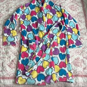 Joe Boxer Kids Robe with Heart Pattern *